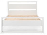 Julian Bowen Venice 4ft6 Double Surf White Wooden Bed Frame Thumbnail