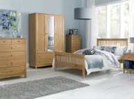 Bentley Designs Atlanta Oak Triple Wardrobe Thumbnail