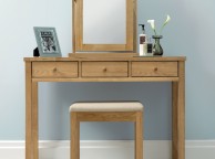 Bentley Designs Atlanta Oak Dressing Table Stool Thumbnail