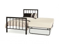 Serene Modena 3ft Single Black Metal Guest Bed Frame Thumbnail