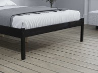 Birlea Luka 4ft6 Double Black Pine Wooden Bed Frame Thumbnail