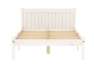 Birlea Rio 4ft Small Double White Washed Pine Wooden Bed Frame Thumbnail