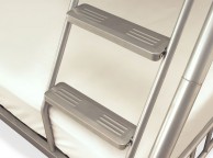 Serene Oslo Silver Metal Bunk Bed Thumbnail