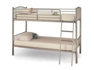 Serene Oslo Silver Metal Bunk Bed Thumbnail