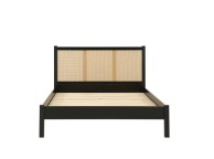 Birlea Croxley Rattan And Black Finish 5ft Kingsize Bed Frame Thumbnail