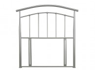 Serene Mercury 3ft Single Pearl Silver Metal Headboard Thumbnail