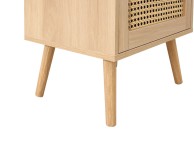 Birlea Croxley Rattan And Oak Finish 2 Drawer Bedside Thumbnail