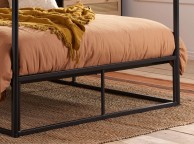 Birlea Farringdon 4ft6 Double Black Metal 4 Poster Bed Frame Thumbnail
