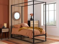 Birlea Farringdon 3ft Single Black Metal 4 Poster Bed Frame Thumbnail