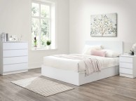 Birlea Oslo White 3 Drawer Bedside Thumbnail