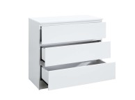 Birlea Oslo White 3 Drawer Chest Thumbnail