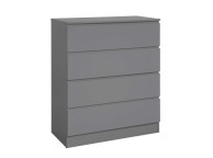 Birlea Oslo Grey 4 Drawer Chest Thumbnail