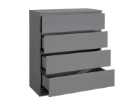 Birlea Oslo Grey 4 Drawer Chest Thumbnail