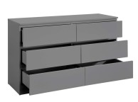 Birlea Oslo Grey 6 Drawer Chest Thumbnail