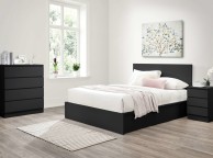 Birlea Oslo Black 4ft6 Double Ottoman Bed Frame Thumbnail