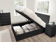 Birlea Oslo Black 5ft Kingsize Ottoman Bed Frame Thumbnail