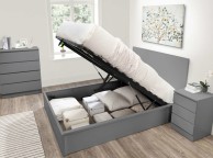 Birlea Oslo Grey 5ft Kingsize Ottoman Bed Frame Thumbnail