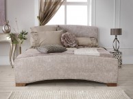 Serene Anastasia 5ft Kingsize Mink Fabric Bed Frame Thumbnail