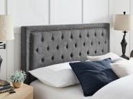 Limelight Rhea 5ft Kingsize Dark Grey Fabric Bed Frame Thumbnail