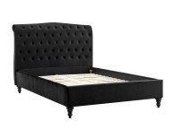 Limelight Rosa 3ft Single Black Velvet Fabric Bed Frame Thumbnail