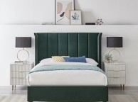 Limelight Polaris 4ft6 Double Emerald Green Fabric Bed Frame Thumbnail