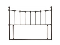 STORE CLEARANCE Serene Marseilles 4ft6 Double Black Metal Headboard Thumbnail