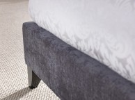 Serene Charlotte 4ft6 Double Charcoal Fabric Bed Frame Thumbnail