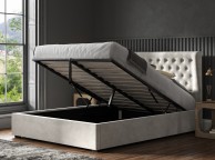 Emporia Hampstead 4ft6 Double Stone Fabric Ottoman Bed Thumbnail