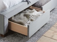 Birlea Hope 5ft Kingsize Grey Velvet Fabric Bed Frame With Drawers Thumbnail