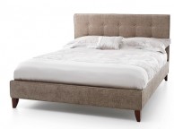 Serene Chelsea 6ft Super Kingsize Fudge Fabric Bed Frame Thumbnail