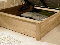 Emporia Monaco 4ft6 Double Solid Oak Ottoman Bed Frame Thumbnail