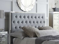 Birlea Chelsea 4ft6 Double Grey Fabric Bed Frame Thumbnail