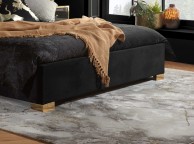 Birlea Chelsea 4ft6 Double Black Fabric Bed Frame Thumbnail