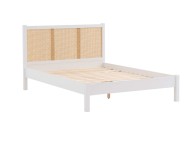 Birlea Croxley Rattan And White Finish 4ft6 Double Bed Frame Thumbnail