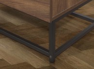 Birlea Houston 4ft6 Double Metal And Wooden Walnut Finish Bed Frame Thumbnail
