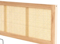 Birlea Croxley Rattan And Oak Finish 4ft6 Double Ottoman Bed Frame Thumbnail