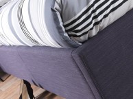 Serene Lucca 4ft Small Double Oxford Blue Fabric Ottoman Bed Frame Thumbnail