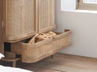 Birlea Noah Rattan 2 Door 1 Drawer Wardrobe Thumbnail