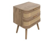 Birlea Noah Rattan 2 Drawer Bedside Thumbnail