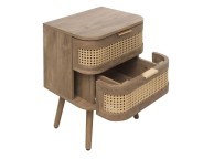 Birlea Noah Rattan 2 Drawer Bedside Thumbnail