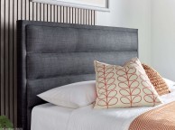Kaydian Kirkby 6ft Super Kingsize Slate Grey Fabric Ottoman Storage Bed Thumbnail