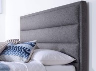 Kaydian Kirkley 4ft6 Double Marbella Grey Fabric Ottoman TV Bed Thumbnail