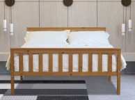 Flintshire Marnel 4ft6 Double Oak Finish Wooden Bed Frame Thumbnail