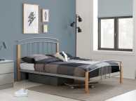 Birlea Tetras 4ft6 Double Silver Metal Bed Frame Thumbnail