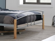 Birlea Tetras 4ft6 Double Silver Metal Bed Frame Thumbnail