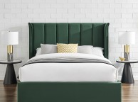 Limelight Polaris 4ft6 Double Emerald Green Fabric Ottoman Bed Frame Thumbnail