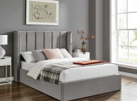 Limelight Polaris 4ft6 Double Silver Fabric Ottoman Bed Frame Thumbnail