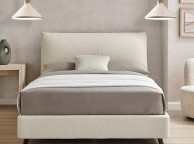 Limelight Luna 4ft6 Double Ivory Boucle Fabric Bed Frame Thumbnail