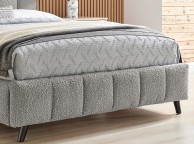 Limelight Starla Square 5ft Kingsize Dove Grey Boucle Fabric Bed Frame Thumbnail