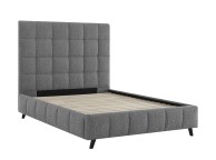Limelight Starla Square 5ft Kingsize Dove Grey Boucle Fabric Bed Frame Thumbnail